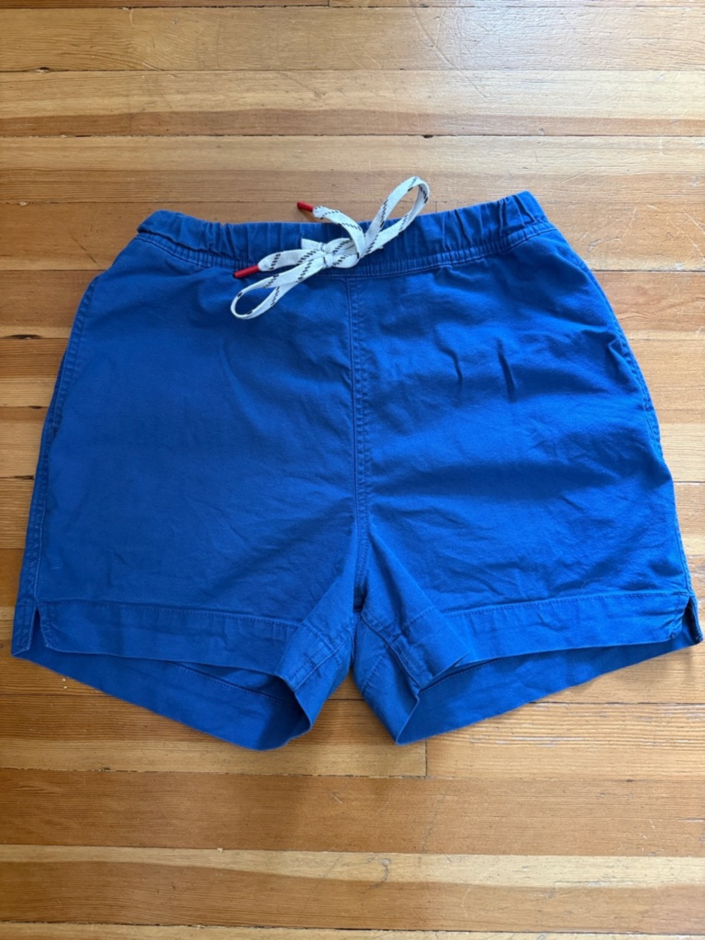 TOPO Designs Dirt shorts Wms M  Royal Blue Drawstring